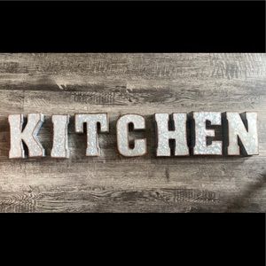 🛑 SOLD Farmhouse Metal Kitchen signs